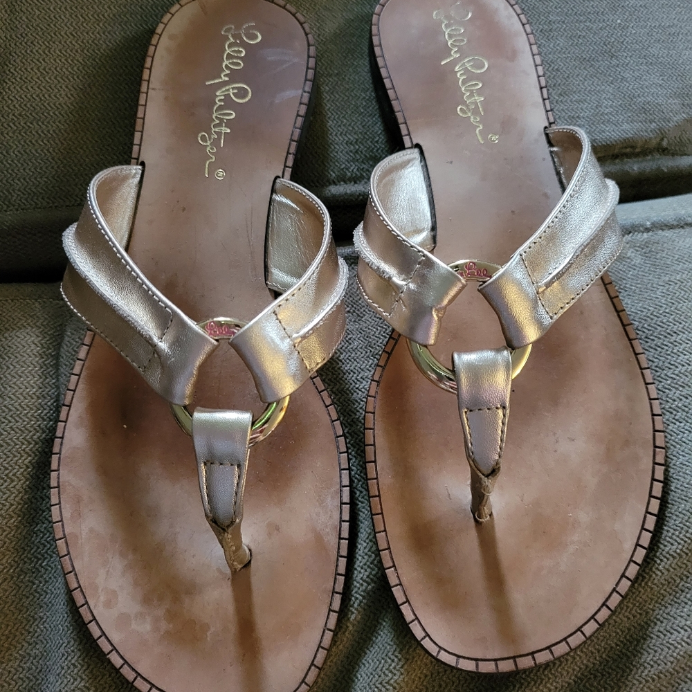 Lilly Pulitzer Mckim Sandal Size 6